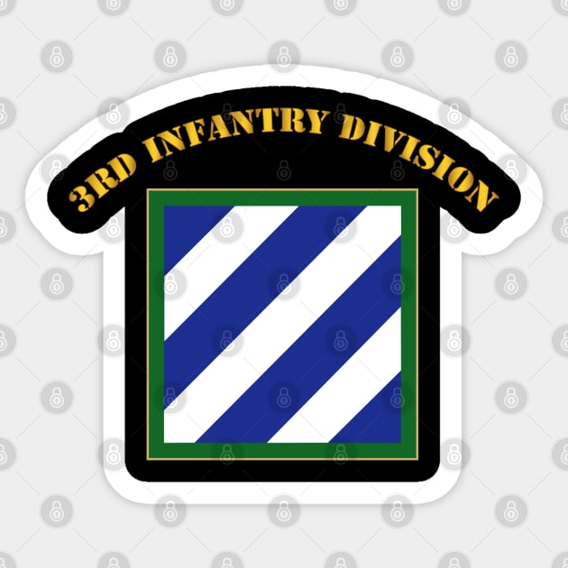 Army - 3rd Infantry Division Sticker by twix123844